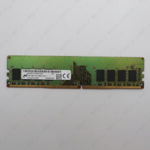 Micron 8GB DDR4 2666MHz Desktop RAM - PC4-21300 288-Pin UDIMM 1.2V - 1Rx8 Single Rank Non-ECC Unbuffered Memory for Desktop PC