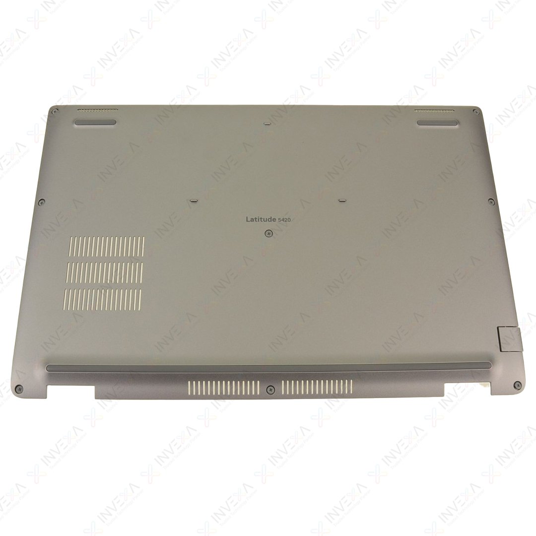 Dell OEM Latitude 5420 Bottom Base Cover Assembly - 063DTN / 63DTN / AP30K000C01 - Silver D-Cover with Smart Card Reader Cutout - Replacement Lower Chassis Housing