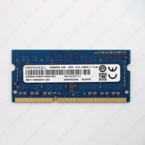 RAMAXEL 4GB DDR3L 1600MHz Laptop RAM - PC3L-12800S 204-Pin SODIMM 1.35V - RMT3170MN68F9F-1600 - 1Rx8 Single Rank - Lenovo FRU 03T7117 - for ThinkPad, IdeaPad, G70 & More